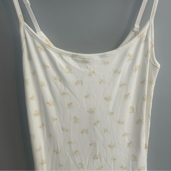 Soft Lounge Long Slip Dress - Marble Garden Print - SKIMS - Picture 5 of 8